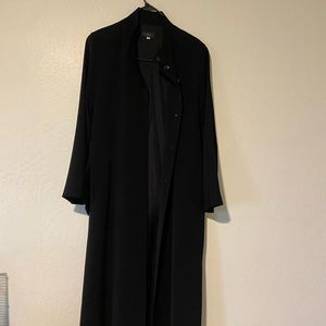 Long black coat